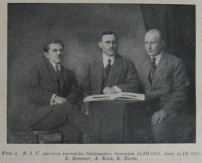 E.I.Ü asutava koosoleku täidesaatev komisjon 1921