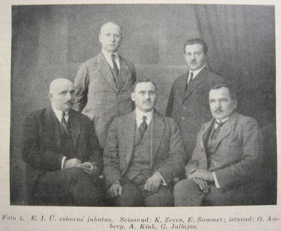 E.I.Ü esimene juhatus