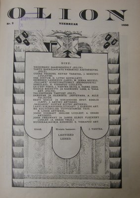 Olion I atk. 1930 veebruar, esileht