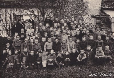 Arula mittetäielik keskkool, ühispilt, 1950-blogisse