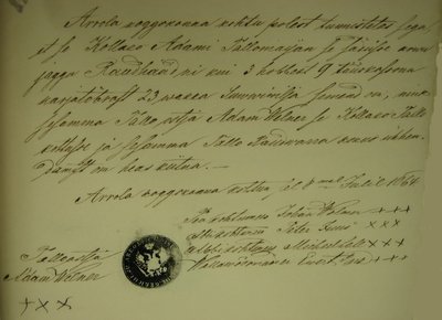 Koljako talu 1864