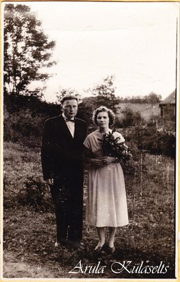 461. Elvi ja Endel Käärik pulm Lutsul